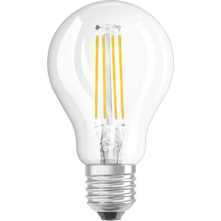 OSRAM Filament LED Lampe mit E27 Sockel, Tropfenform, Warmweiss (2700K), 6 W, Ersatz für 60-W-Glühbirne, LED Retrofit CLASSIC P +, 10er-Pack – Bild 1