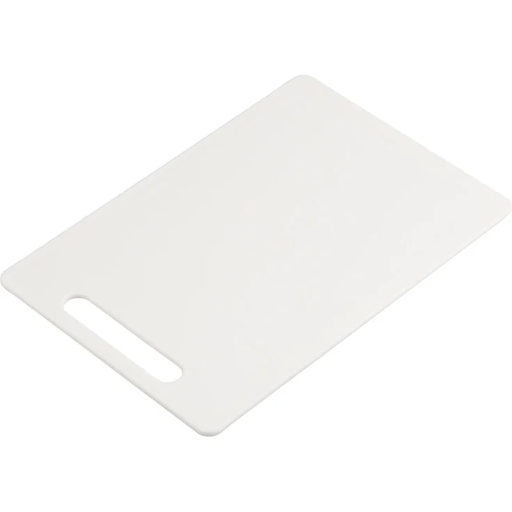 KESPER 32470 Schneidebrett aus PP-Kunststoff, weiß, 28,5 x 19,5 x 0,5 cm – Bild 2