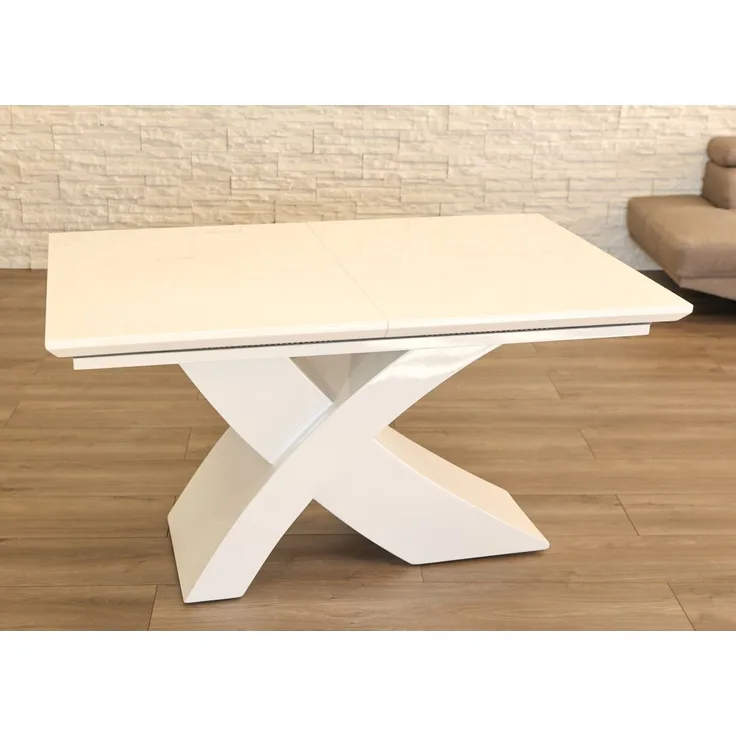 Nolana Esstisch 200-240x100 cm ausziehbar weiß