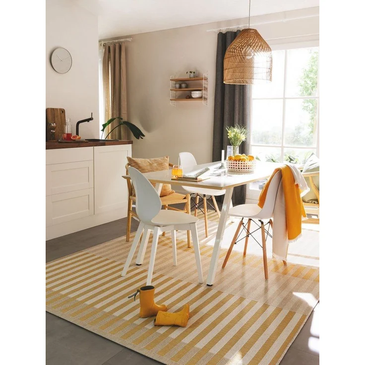 benuta Outdoorteppich Vega, rechteckig, Höhe: 5 mm, Kunstfaser, Berber, Ethno-Style, Wohnzimmer – Bild 3