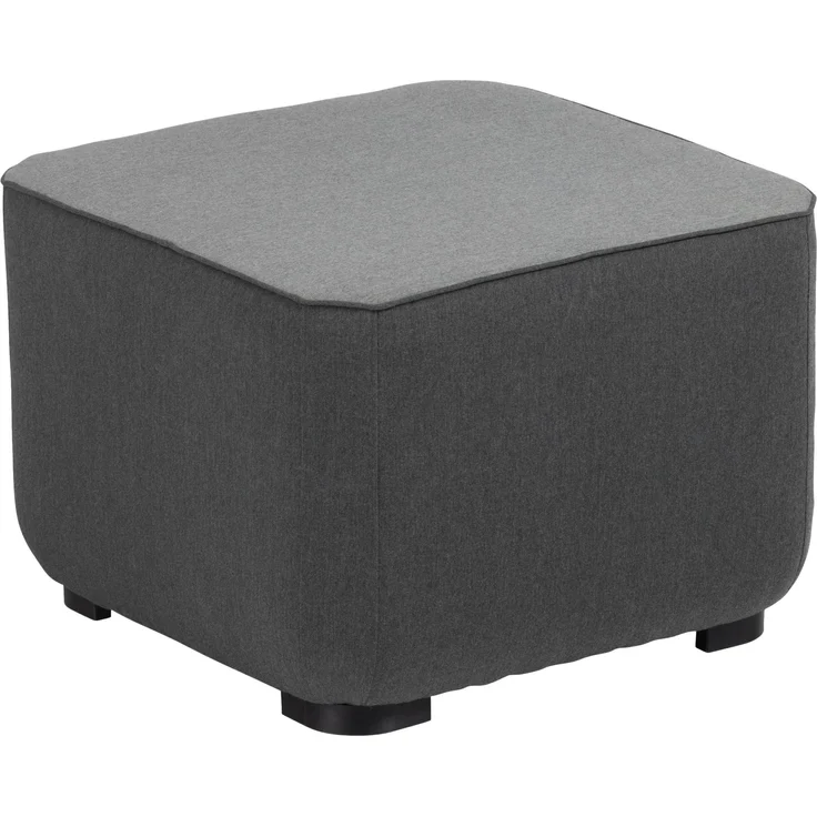 KETTLER EGO Universal Hocker sooty/flanelle Aluminium/Sunbrella® 60 x 60 x 43 – Bild 1