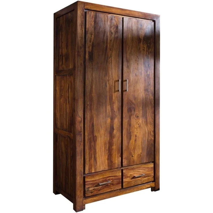 Garderobe Sheesham 100x61x200 braun lackiert METRO LIFE #117 – Bild 1