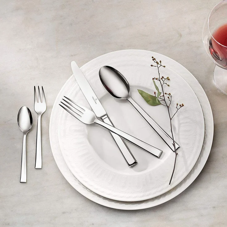 Villeroy & Boch 'Victor' Tafelbesteck 30-teilig, Edelstahl silber – Bild 4