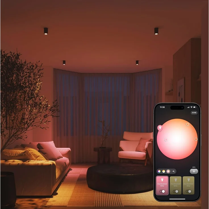 Philips Hue Essential White & Cool Amb. 345 GU10 1P EU – Bild 2