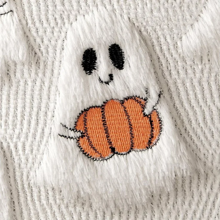 CLTYQ Kissenbezug Halloween Kissenbezug Gruseliger Geist Kürbis Deko Weiche, (6 Stück) – Bild 3