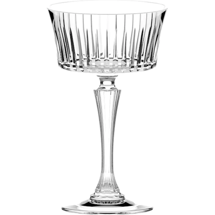 RCR Sektglas RCR Timeless Champagnerschale 6er Set, Kristallglas
