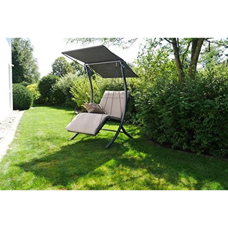 Hollywoodschaukel 1-Sitzer Swing Smart sand – Bild 5