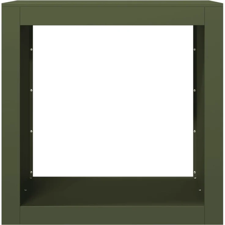 vidaXL Brennholzregal Grün 60x40x60 cm Stahl 851006 – Bild 4