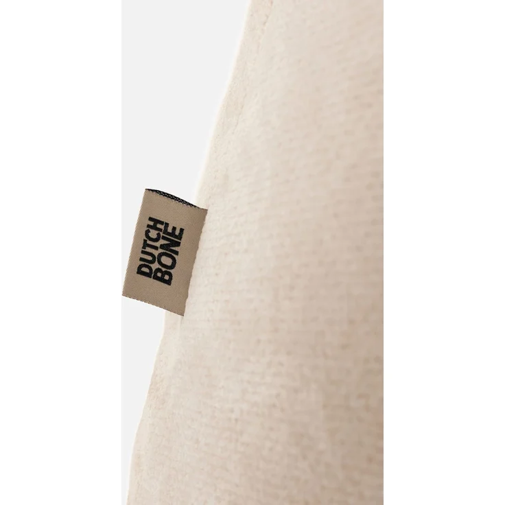 DutchBone Loungesessel Tombag, Sitzsack in Beige mit Samtbezug – Bild 5