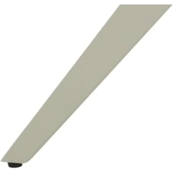 Hela Tische, Esstisch Küchentisch Paccino, Platte Sintered Stone Traventi-Optik, X-Metallgestell Oval Konisch, Oberfläche matt; Maß 180x90 cm – Bild 7