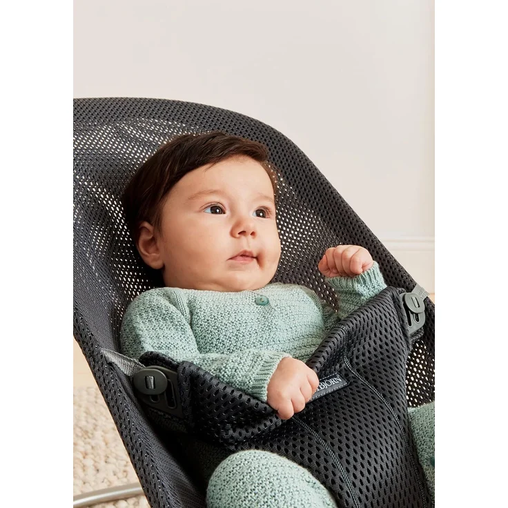 BabyBjörn Babywippe Bliss Mesh Anthrazit Grau – Bild 4