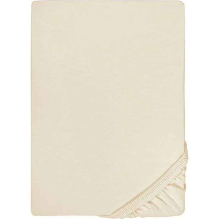 biberna Jersey-Elastic-Spannbetttuch 0077866, kitt, 1x 140x200 cm - 160x220 cm – Bild 4
