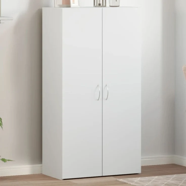 vidaXL Aktenschrank Weiß 60x32x115 cm Holzwerkstoff 840772 – Bild 1