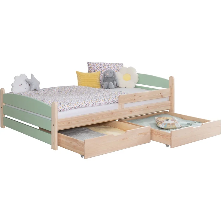 Kinderbett Einzelbett "Mello" 120x200 Kiefer massiv
