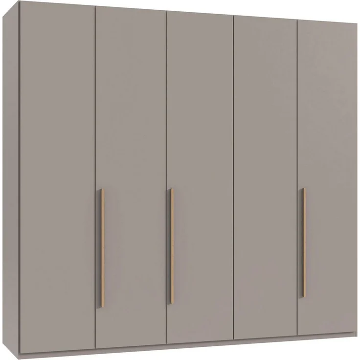 Wimex Drehtürenschrank Kleiderschrank London, in den Breiten 180cm, 225cm oder 270cm (mit verschiedenen Griffen in goldfarben, silberfarben oder schwarz) wahlweise mit Basic- oder Premium-Ausstattung erhältlich – Bild 1