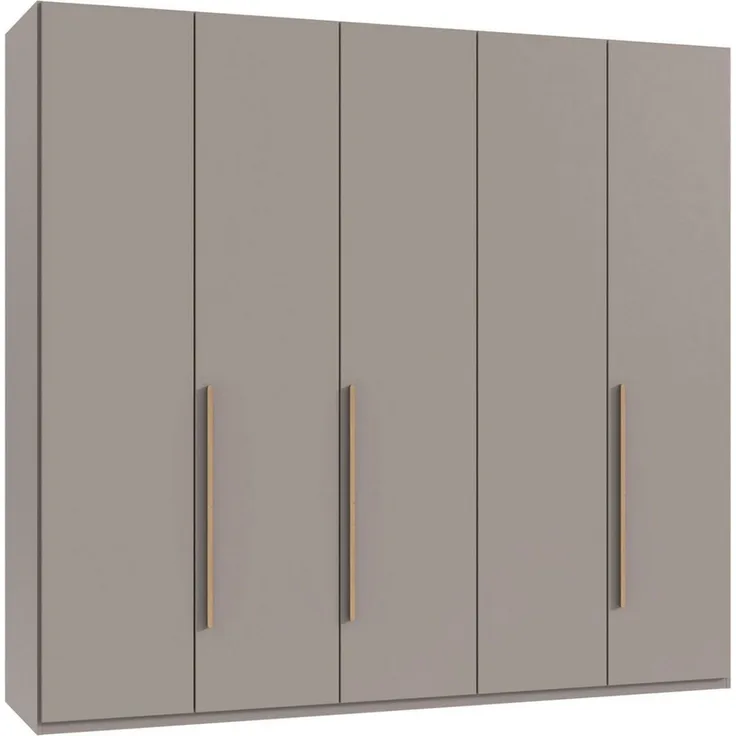 Wimex Drehtürenschrank Kleiderschrank London, in den Breiten 180cm, 225cm oder 270cm (mit verschiedenen Griffen in goldfarben, silberfarben oder schwarz) wahlweise mit Basic- oder Premium-Ausstattung erhältlich