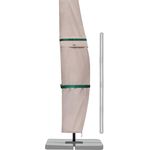 Sekey Ampelschirm / Sonnenschirm Schutzhülle mit Stab, Abdeckhauben für Gartenschirm mit Belüftungsöffnungen, Abdeckung für Kurbelschirm / Balkonschirm, 100% Polyester, wasserdicht, Khaki