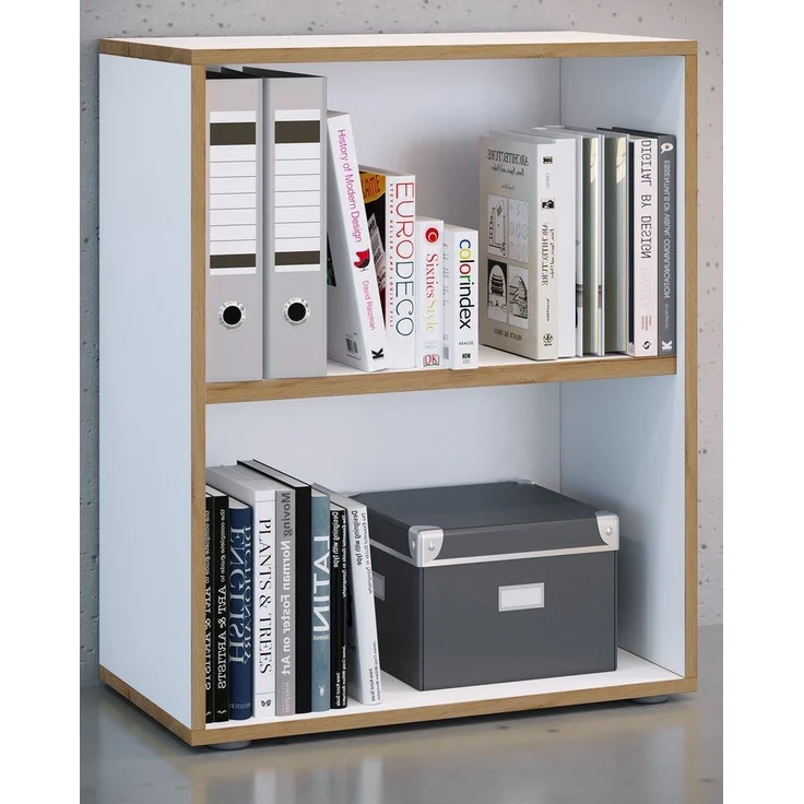 VCM Büroregal & Bücherregal Salia 920708 Weiß H. 74 x B. 60 x T. 33 cm – Bild 2