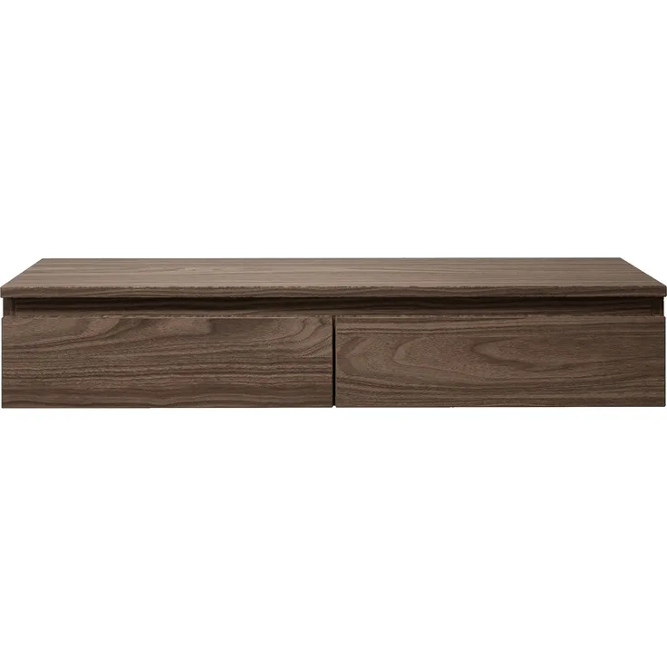 Selsey 'Bemmi Slim' - TV-Hängeboard 2-türig, Holzoptik Walnuss Wisconsin, 100 cm