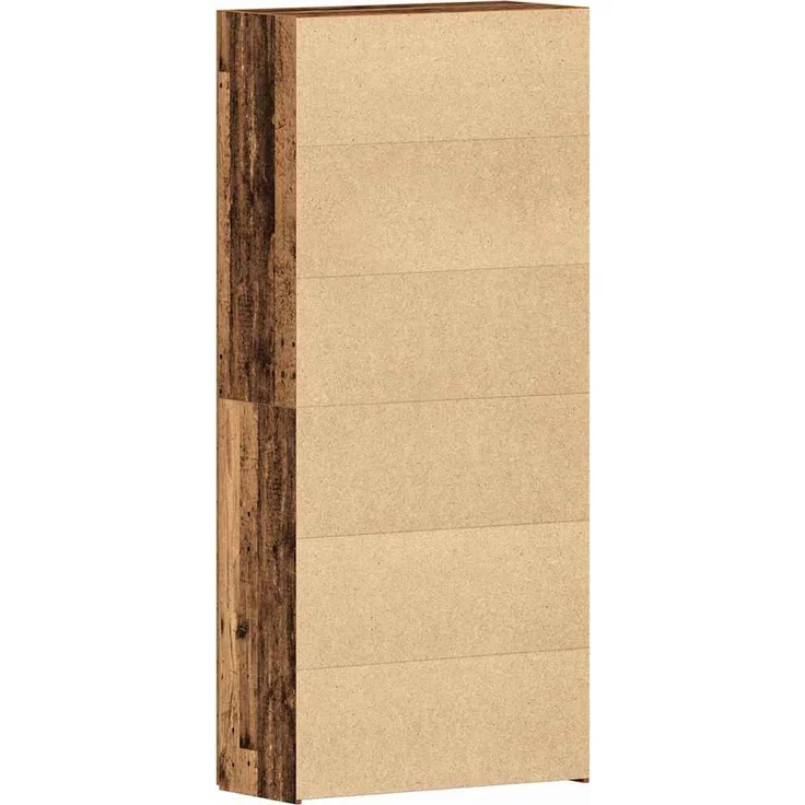 vidaXL Schuhschrank mit Regal Braun 80 x 35,5 x 180 cm Holzwerkstoff 3333843 – Bild 7