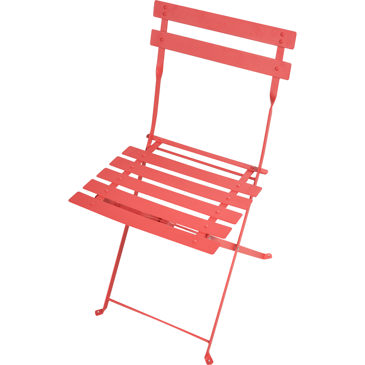 Gartenmöbel Set 4-Sitzer FIORI Metall Rot – Bild 7