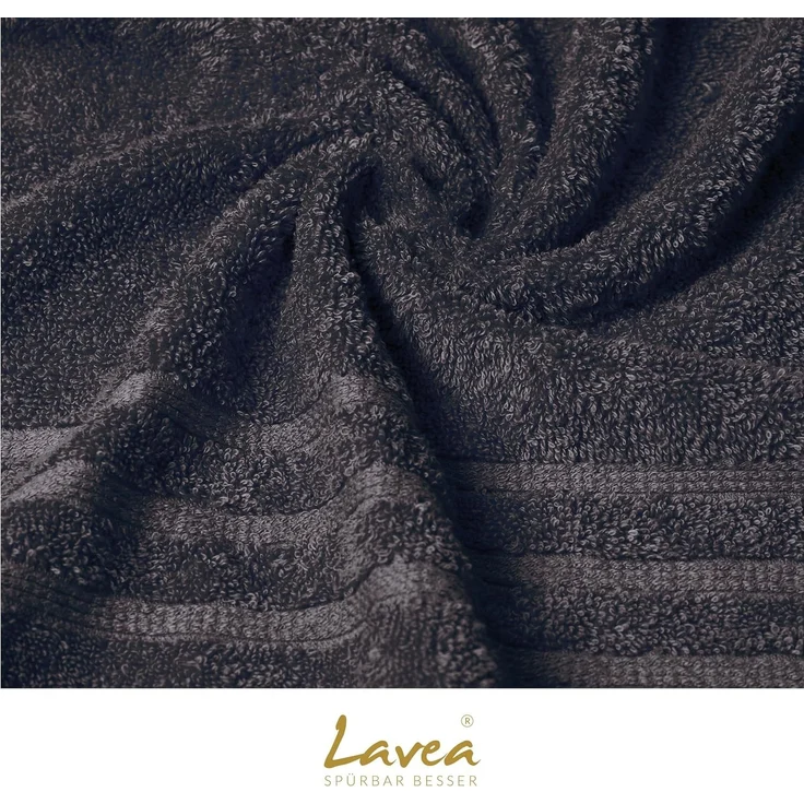 Lavea Seiftuch Bali, 30x30cm aus 100% Bio-Baumwolle, einzigartig weiche Seiftücher mit Aufhänger (Set, 6-St), hochwertige und nachhaltige Premium Waschlappen - schonende Reinigung – Bild 6