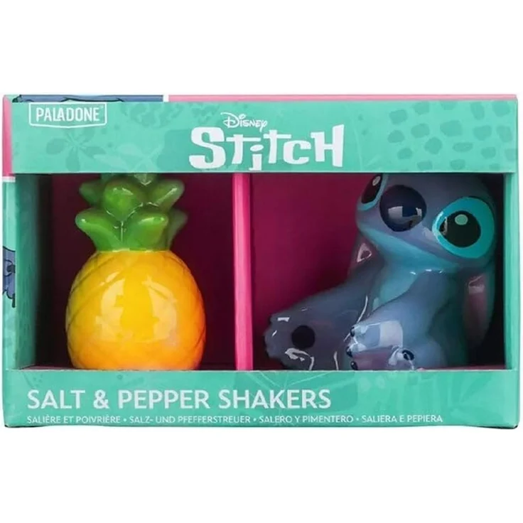 Paladone Salz- / Pfefferstreuer Stitch and Pineapple Salz- und Pfefferstreuer – offiziell lizenzier, (1-tlg), offiziell lizensiert – Bild 3