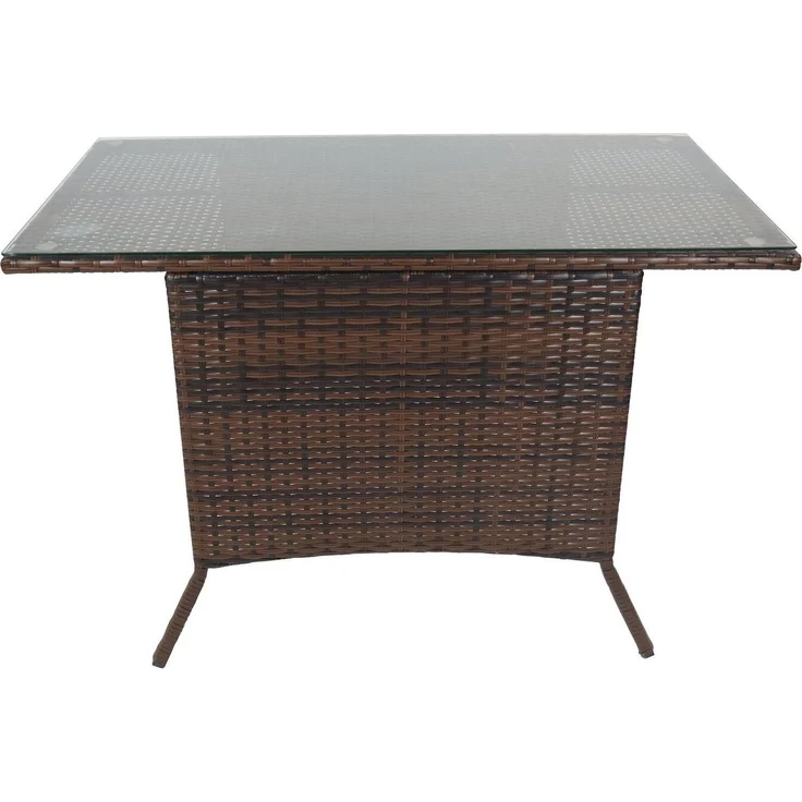 VCM Gartentisch Raloso 920284 Braun H. 74 x B. 114 x T. 64 cm – Bild 1