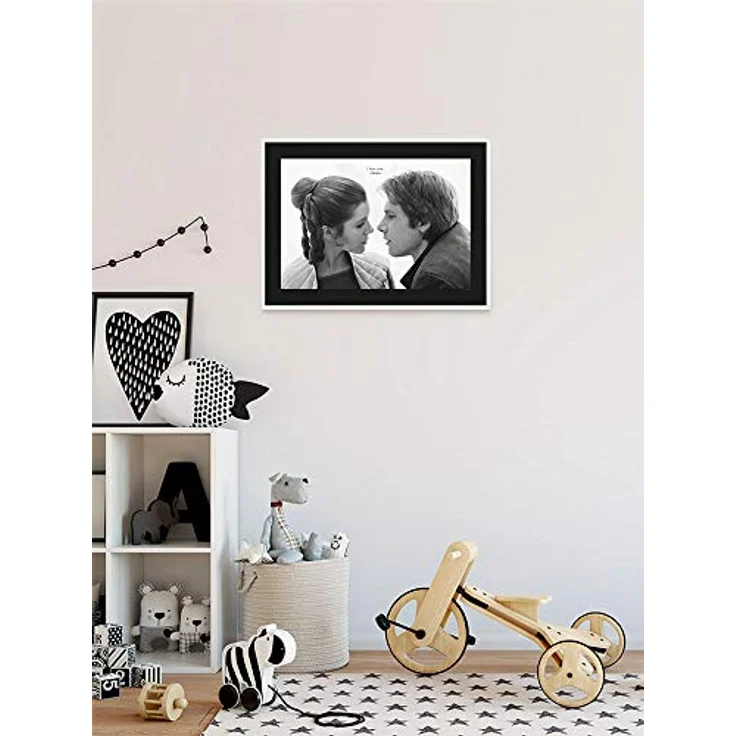 Komar Wandbild Star Wars Classic Leia Han Love, Kinderzimmer Dekoration, Kunstdruck, 70 x 50 cm, bunt, ohne Rahmen, Premium-Fotopapier, MADE IN GERMANY – Bild 3