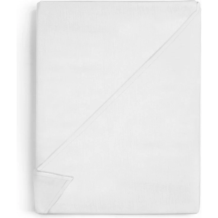 Bettlaken ohne Gummizug Baumwolle 2er Set: 100x200 cm - Bed Sheets Betttuch ohne Gummi und Laken Bedsheets Baumwollstoff weiß und Kochfest mit Oeko-Tex-Zertifikat 100x200 – Bild 5