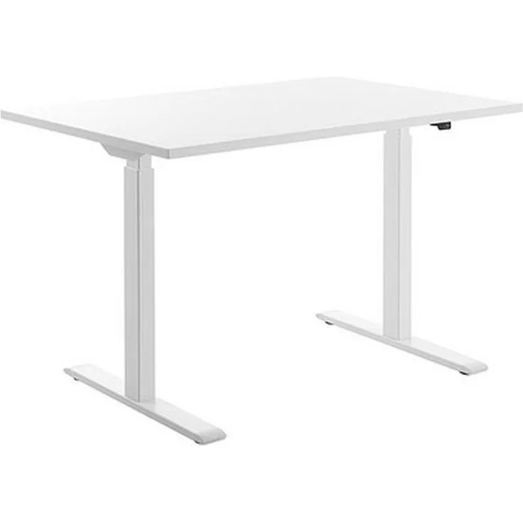 Topstar Sitz-/Steh-Schreibtisch, (B)1.200 mm, weiß elektr. höhenverstellbar Weiss