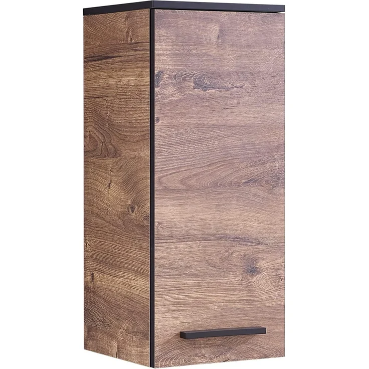 Pelipal Badezimmerschrank Quickset 374 in Eiche Ribbeck quer Nachbildung, 30 cm breit | Halbhoher Midischrank mit 2 Türen, 1 Schubkasten und 3 Einlegeböden – Bild 4