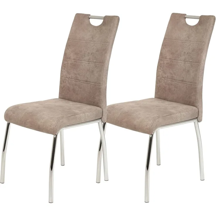 2er Set Vierfußstuhl Susi II - Vintage Beige