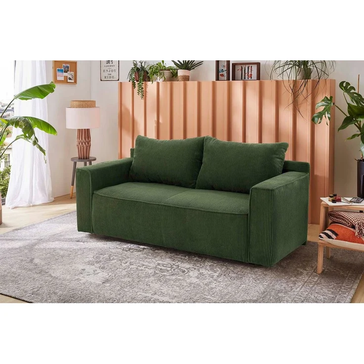 Jockenhöfer Gruppe Schlafsofa Ron, Platzsparendes Sofa mit Gästebettfunktion, Federkernpolsterung – Bild 1