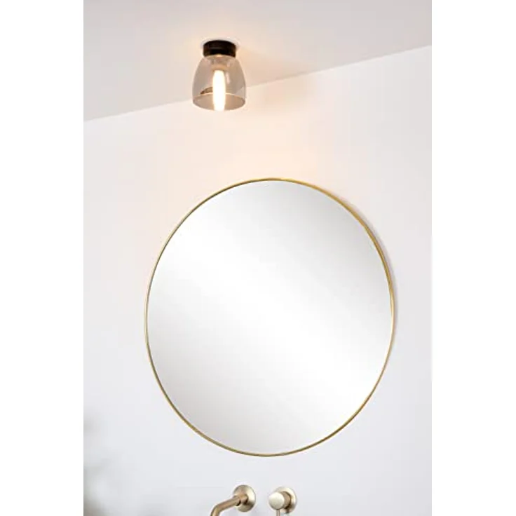 Lucide TYLER Deckenleuchte Badezimmer, Ø 16,1 cm, 1xG9, IP44, Schwarz, dimmbar, Glas – Bild 5