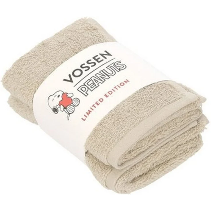 Vossen Handtücher Peanuts Collection - Alle Größen, Webfrottier (Packung, 4-St), Sleepy Snoopy: Sanfte Farben, kuschelweich & zum Wohlfühlen – Bild 2
