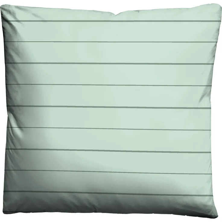 biberna 0636044 Mako-Satin Bettwäsche STREIFEN - MIX & MATCH, mint, 1x 135x200 cm + 1x 80x80 cm – Bild 2