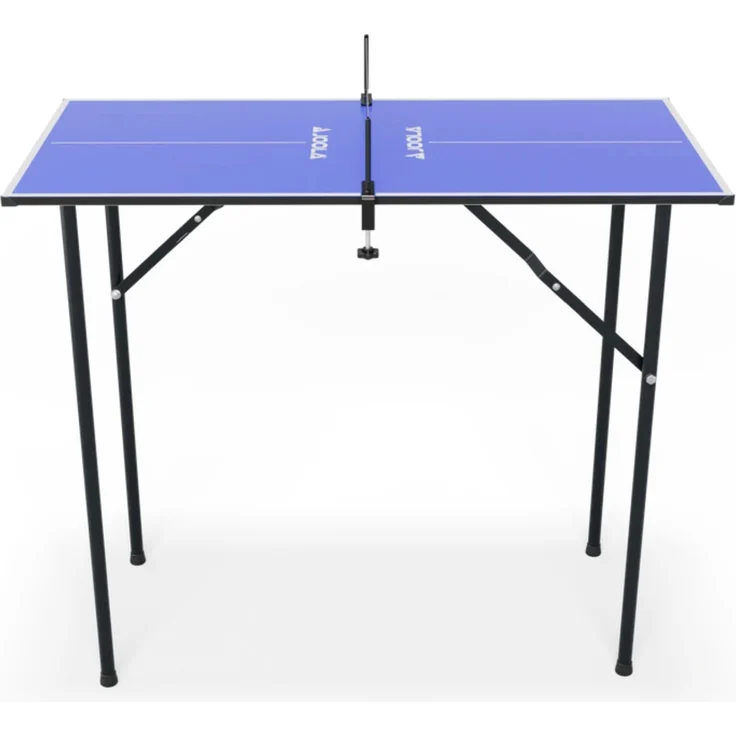 Joola 'Mini' Indoor-Tischtennisplatte, mit Netzgarnitur, Pressspan, blau, 90 x 45 x 76 cm – Bild 3