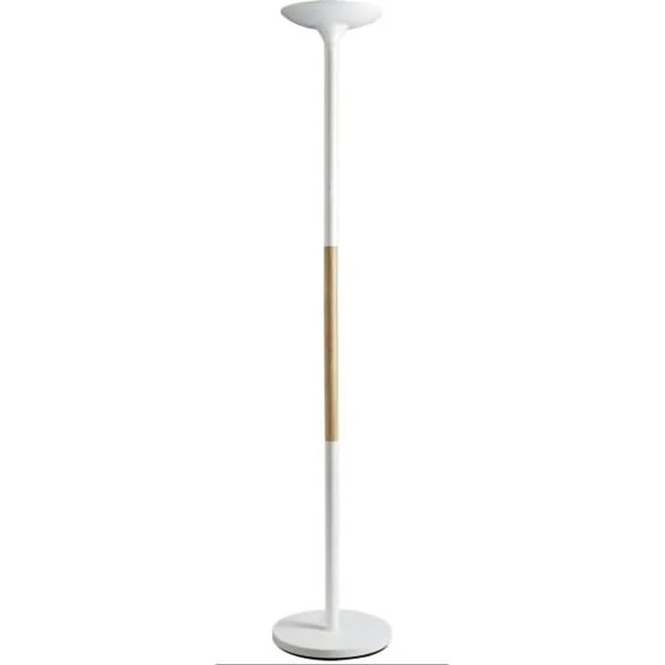 Unilux Deckenfluter Pryska LED dimmbar holz/weiß – Bild 1