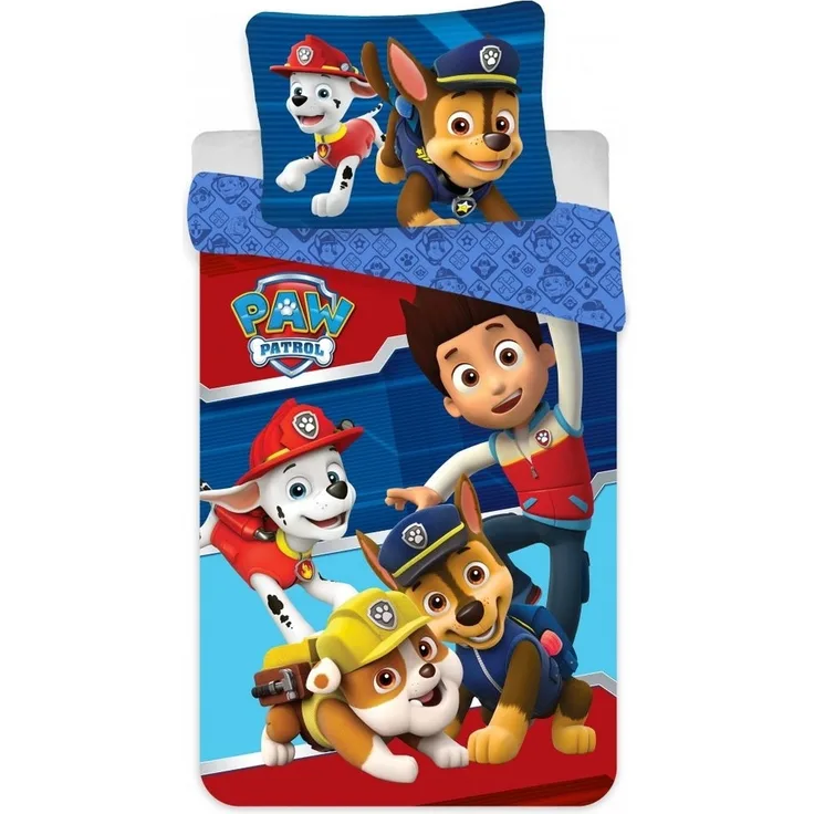 PAW PATROL Bettwäsche Paw Patrol Mikrofaser Bettwäsche-Set 140×200/70×90 cm, 100% Polyester