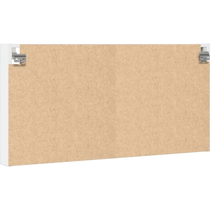 vidaXL Vitrinenschrank Weiß 100x8,5x50 cm Holzwerkstoff 847947 – Bild 5