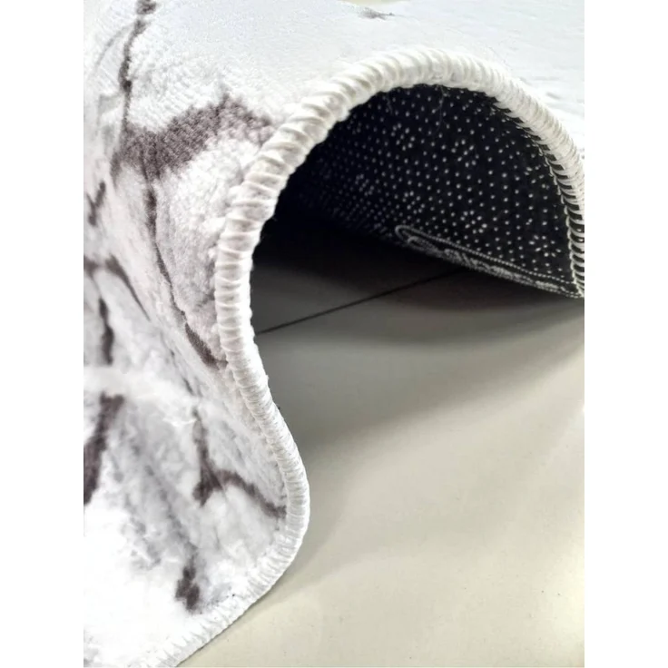 Gel-Läufer mit rutschfester Rückseite 80 x 450 cm Baumwolle Grau 88781733 [en. casa] – Bild 4