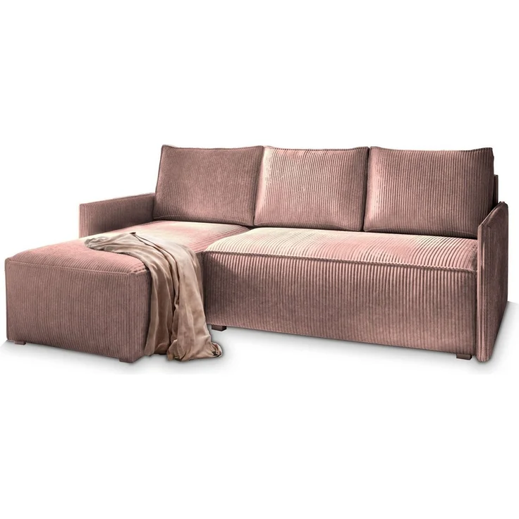 Masseno Ecksofa PERUSI mit Schlaffunktion L-Form, Sofa mit Bettkasten
