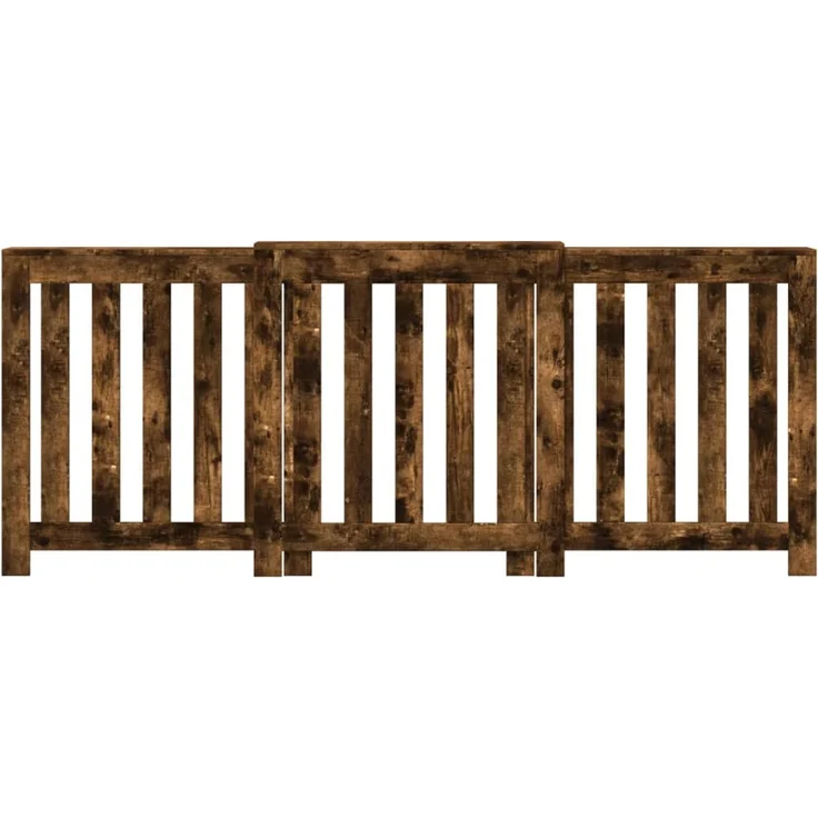 vidaXL Heizkörperverkleidung Räuchereiche 205x21,5x83,5 cm 852766 – Bild 3