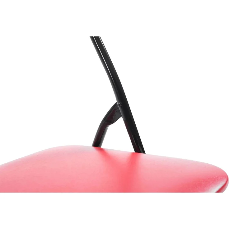 CLP 4er Set Klappstuhl Felix Klappbarer mit Kunstleder PVC Sitz Gepolstert - Farbe:rot/schwarz – Bild 10