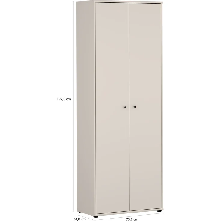 Aktenschrank >TEMPRA2< in Sand - 73,7x197,5x34,8cm (BxHxT) – Bild 6