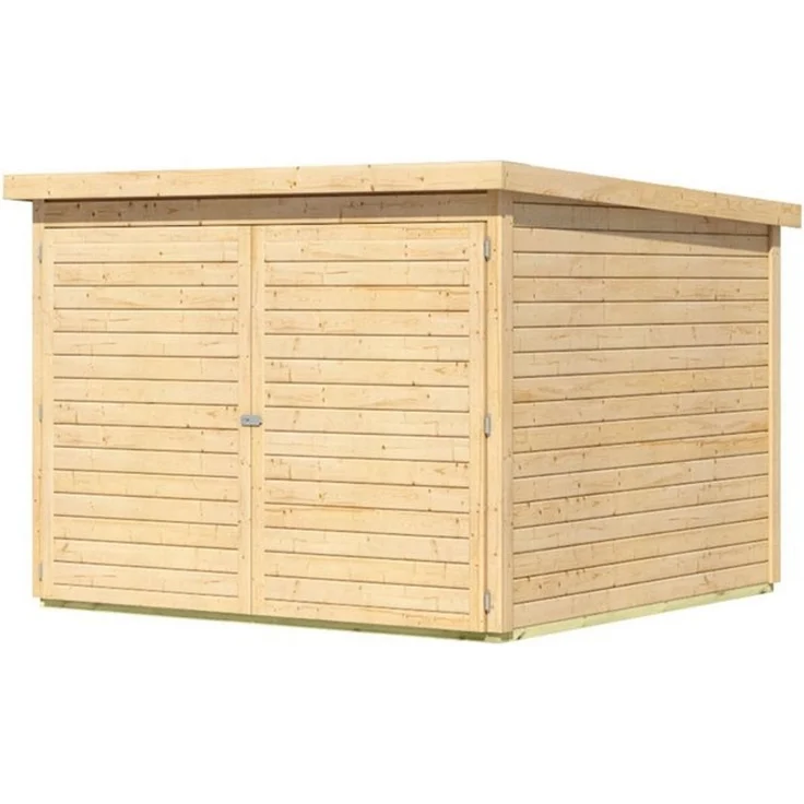 Karibu Fahrradbox Fahrradgarage 4, in verschiedenen Farben, BxTxH: 212,5x216,5x167 cm – Bild 4