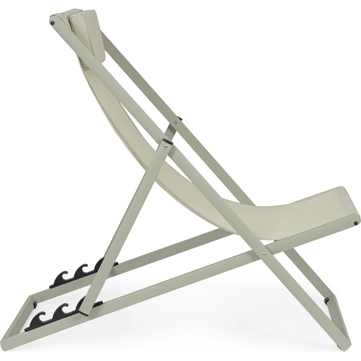 Liegestuhl Taylor 2er-Set aus Aluminium, modern, verstellbare Rückenlehne, Farbe Breeze – Bild 5