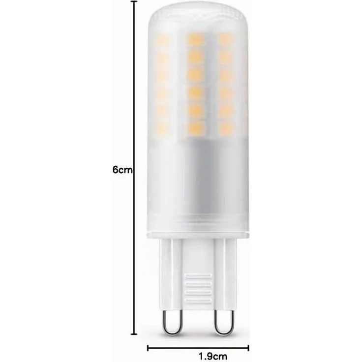 Philips LED Lampe 60W, G9, warmwei脽 (2700 Kelvin), 570 Lumen, Weiß – Bild 3