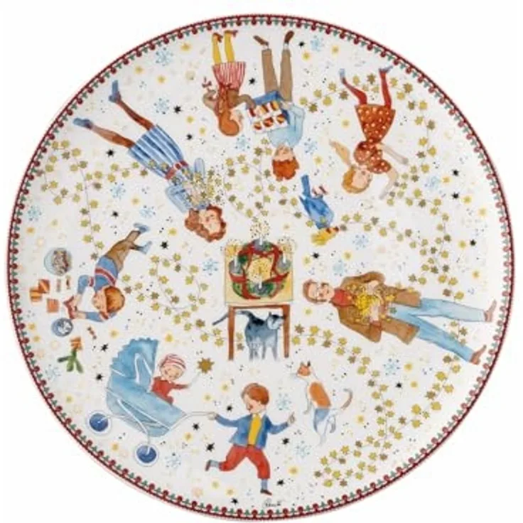 Hutschenreuther Speiseteller Sammelkollektion 2024 Weihnachtsleuchten Plätzchenteller 28cm